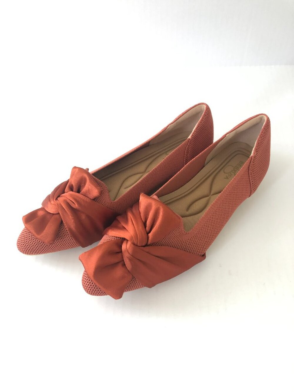 NEW BEBXUFA Pointed Toe Knit Mary Jane Ballet Flats Slip-On Shoes